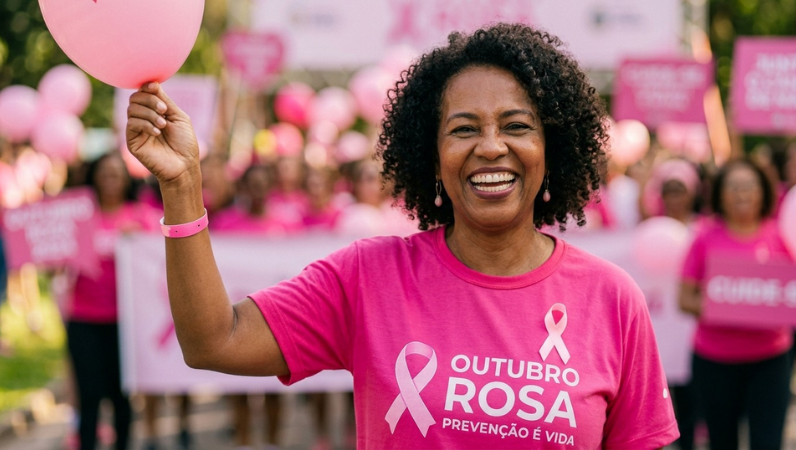 Outubro Rosa reforça a importância da prevenção e do diagnóstico precoce do câncer de mama